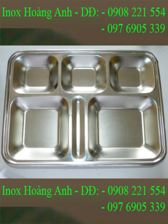 Khay cơm inox